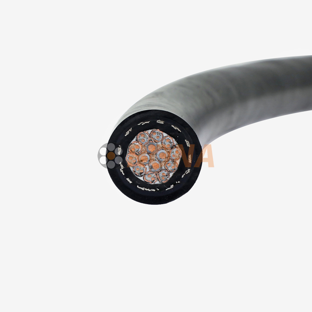水下设备的纵向耐压水电缆