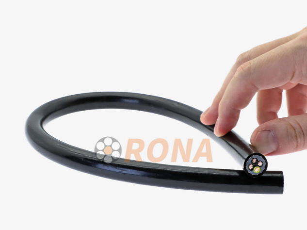 HFMUP 4G4mm&sup2; PUR 屏蔽电力拖链电缆