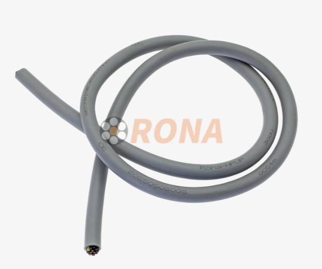 300/500V HFV 12G1mm&sup2; 屏蔽 PVC 拖链控​​制电缆